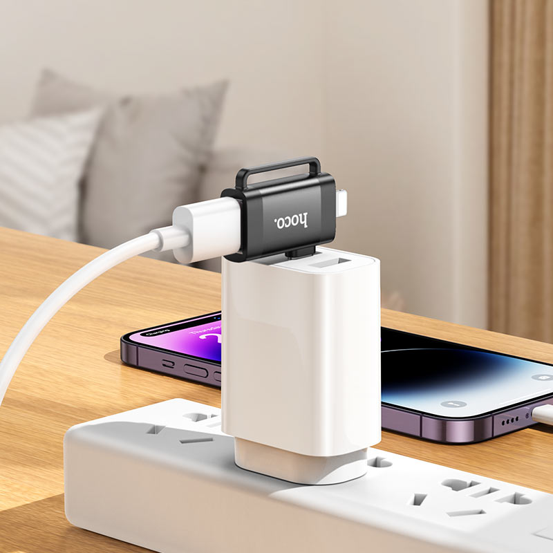 Hoco Adapter for Lightning and Type-C to USB-A “UA31F Hoco Adapter for Lightning and Type-C to USB-A “UA31F